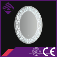 Jnh226 Home Hot Sale Oval Bathroom Furniture Mirror with Clock